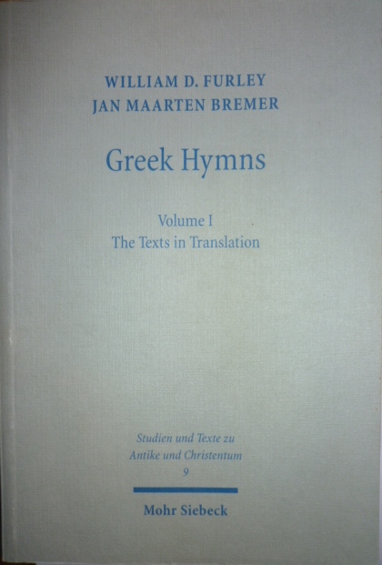 cover
  of Furley/Bremer “Greek Hymns”